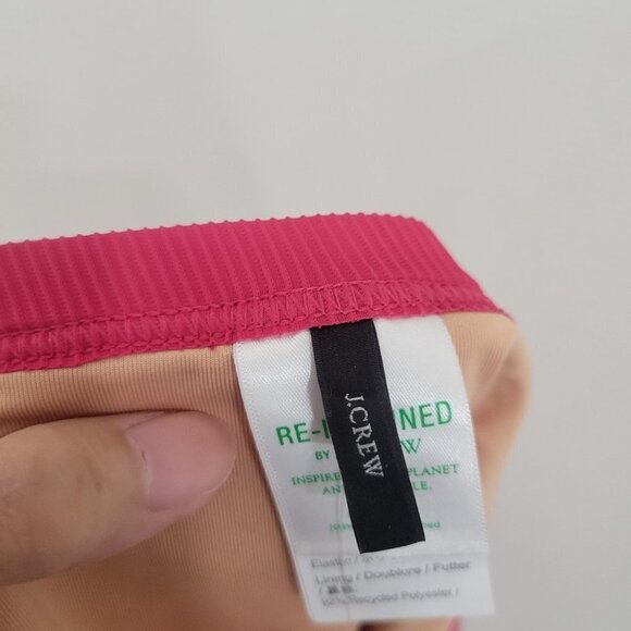 NEW J. Crew Hot Pink Swim Bottom size Medium - Picture 9 of 11
